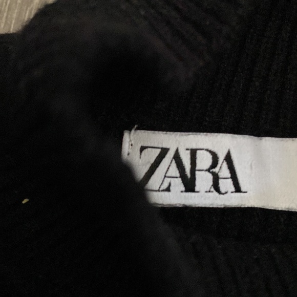 🌺black cropped zara sweater - Picture 3 of 3